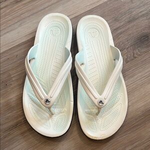 CROCS White Flip-Flops